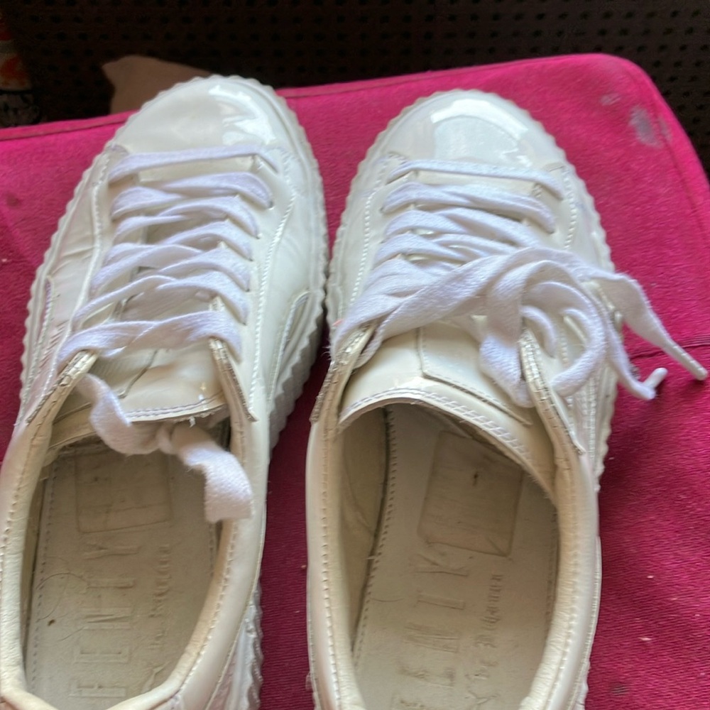 White Patton, leather pumas I have never seen these anywhere ever before